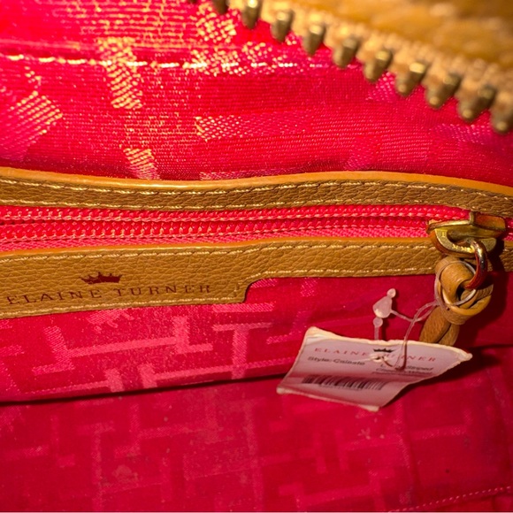 Elaine Turner Brown and cheetah Crossbody Bag - Picture 6 of 7